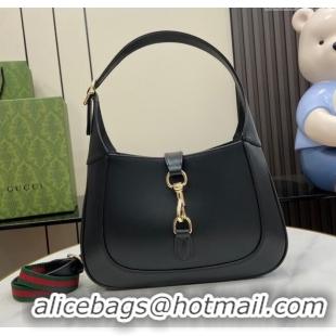Spot Bulk Gucci Jackie Small Shoulder Bag in Smooth Leather 782849 Black 2024