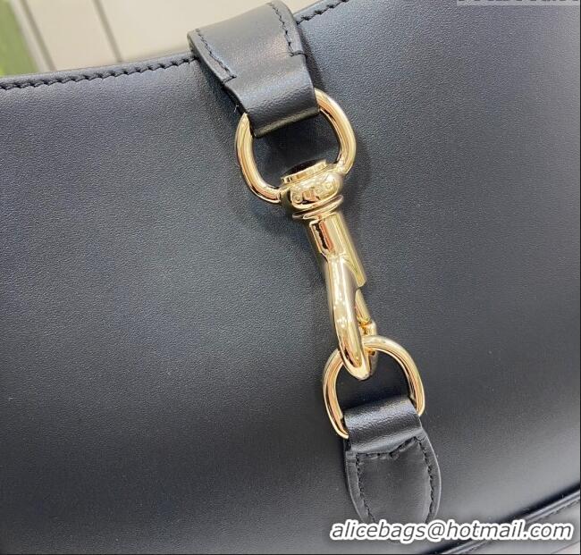Spot Bulk Gucci Jackie Small Shoulder Bag in Smooth Leather 782849 Black 2024