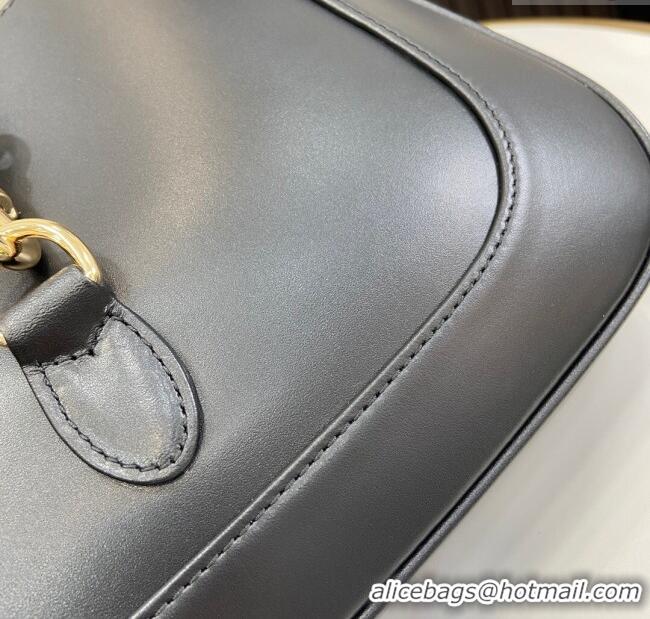 Spot Bulk Gucci Jackie Small Shoulder Bag in Smooth Leather 782849 Black 2024