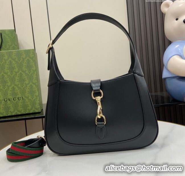 Spot Bulk Gucci Jackie Small Shoulder Bag in Smooth Leather 782849 Black 2024