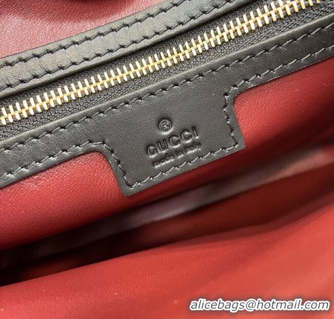 Spot Bulk Gucci Jackie Small Shoulder Bag in Smooth Leather 782849 Black 2024