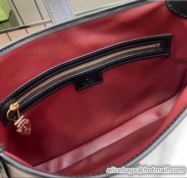 Spot Bulk Gucci Jackie Small Shoulder Bag in Smooth Leather 782849 Black 2024
