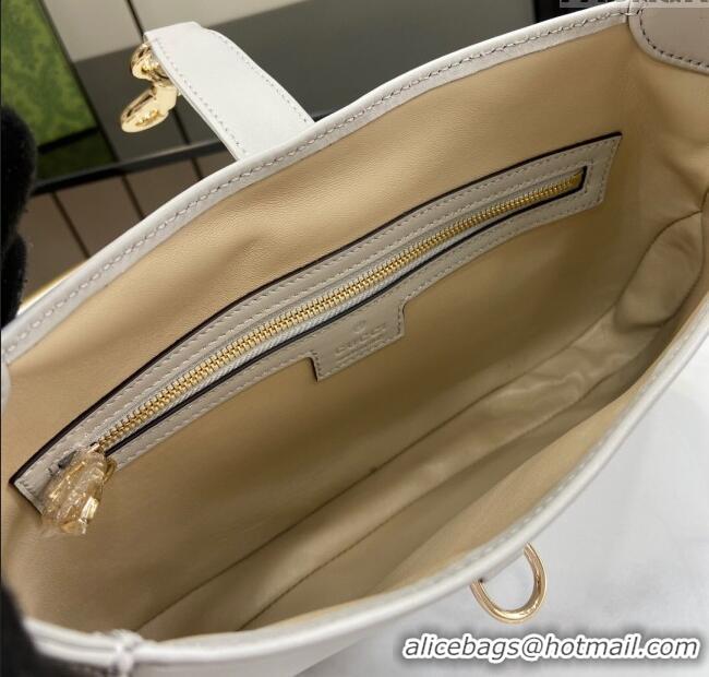 Famous Brand Gucci Jackie Small Shoulder Bag in Smooth Leather 782849 Grey 2024