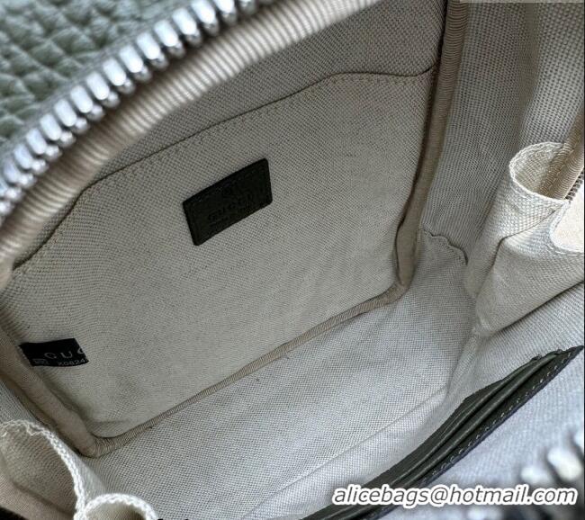 Best Price Gucci Mens Jumbo GG Leather Crossbody Bag 766937 Green 2024