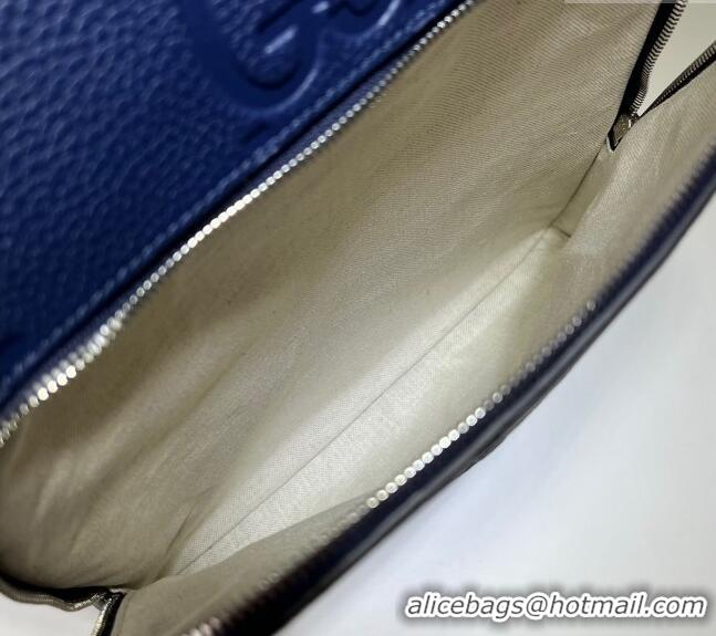 Specials Cheap Gucci Mens Large Jumbo GG Leather Backpacks Bag ‎766932 Blue 2024