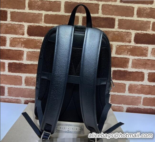 Buy Discount Gucci Mens Large Jumbo GG Leather Backpacks Bag ‎766932 Black 2024