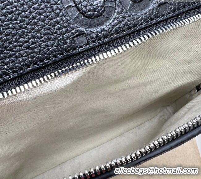 Buy Discount Gucci Mens Large Jumbo GG Leather Backpacks Bag ‎766932 Black 2024