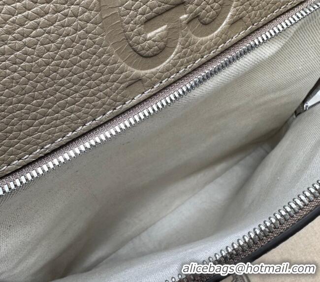 Best Product Gucci Mens Large Jumbo GG Leather Backpacks Bag ‎766932 Grey 2024