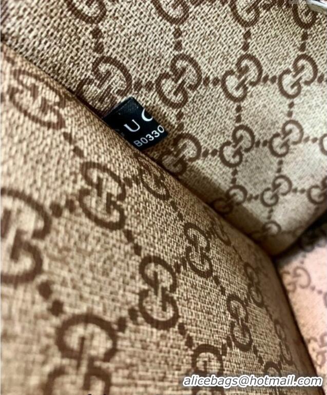 New Product Gucci Canvas Mini Tote Bag with GUCCI Print 772144 Beige/Brown 2024