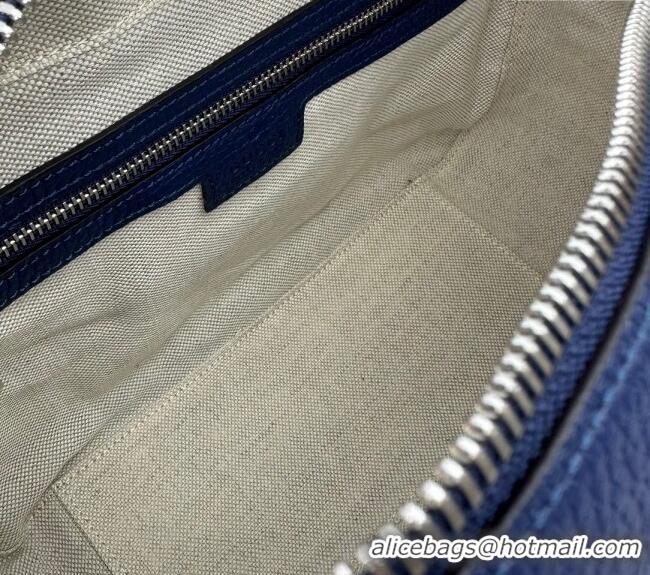 Luxury Fashion Gucci Mens Jumbo GG Leather medium messenger bag 766946 Blue 2024