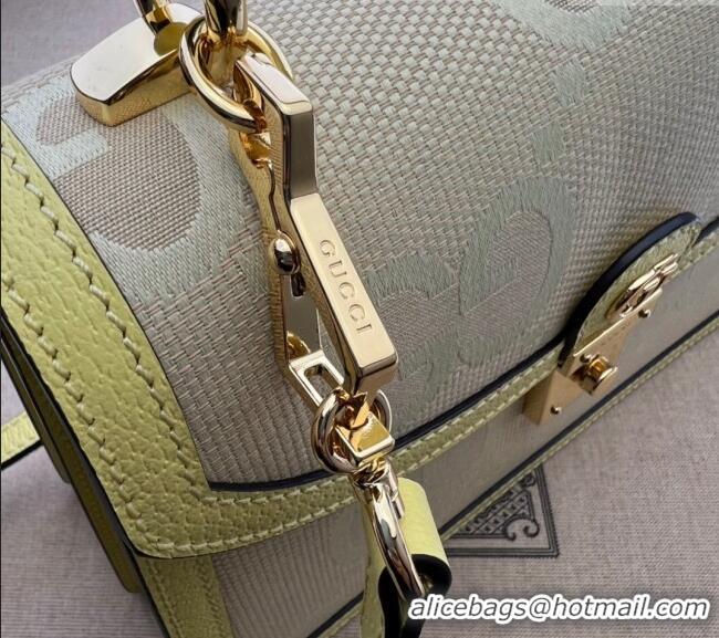 Buy Discount Gucci Ophidia Jumbo GG Small Top Handle Bag 651055 Yellow 2024