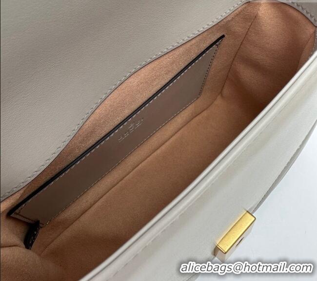 New Fashion Gucci GG Marmont Leather Mini Top Handle Bag 547260 Grey 2024