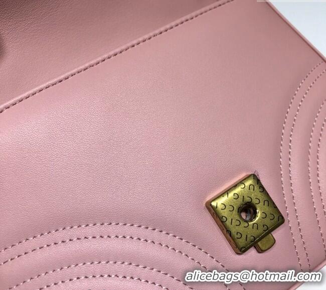 Well Crafted Gucci GG Marmont Leather Mini Top Handle Bag 547260 Light Pink 2024