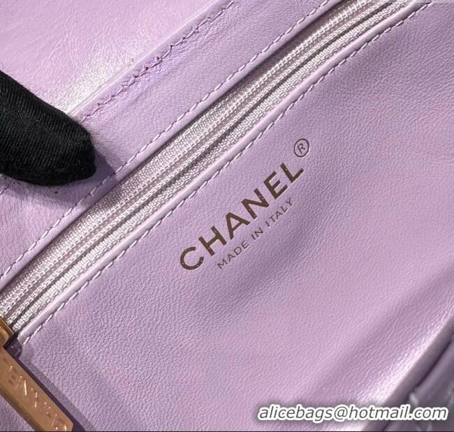 Shop Discount Chanel Shiny Calfskin Mini Kelly Shopping Bag AS4416 Red 2025
