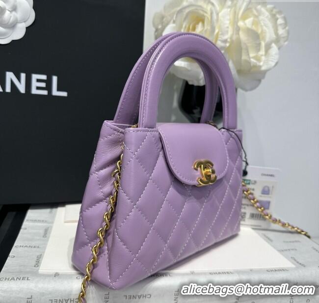 Shop Discount Chanel Shiny Calfskin Mini Kelly Shopping Bag AS4416 Red 2025