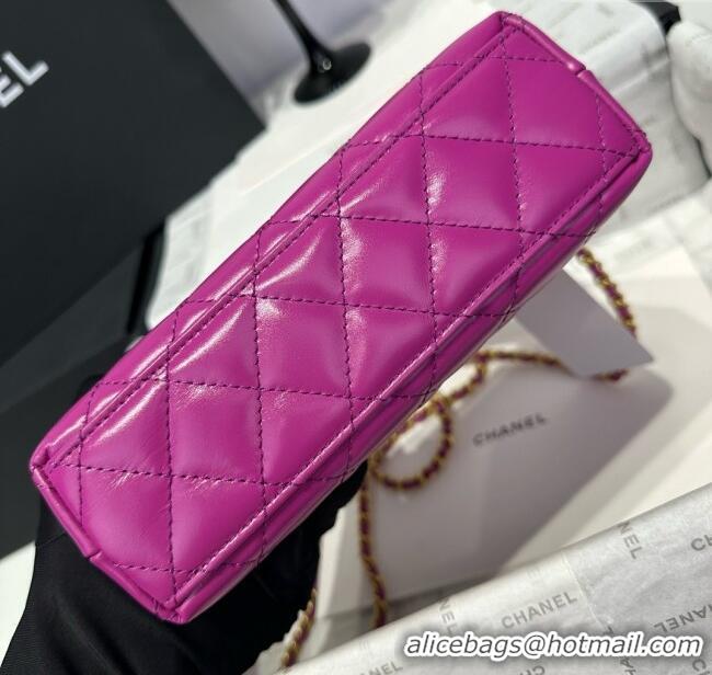 Well Crafted Chanel Shiny Calfskin Mini Kelly Shopping Bag AS4416 Rosy 2025