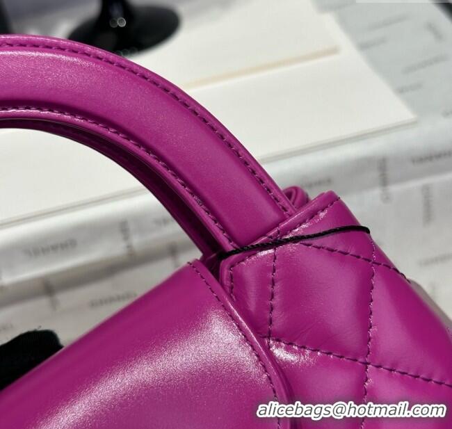 Well Crafted Chanel Shiny Calfskin Mini Kelly Shopping Bag AS4416 Rosy 2025