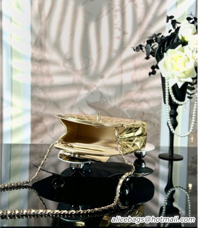 Reasonable Price Chanel Patent Calfskin Mini Kelly Shopping Bag AS4416 Gold 2025