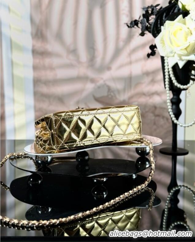 Reasonable Price Chanel Patent Calfskin Mini Kelly Shopping Bag AS4416 Gold 2025