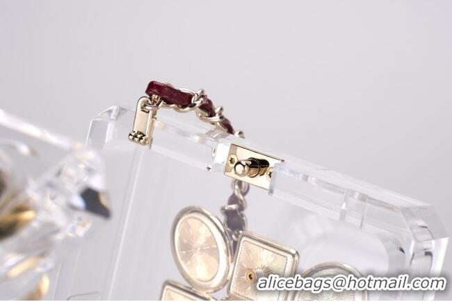 Best Quality Chanel Acrylic Clear Bottle Evening Bag AS2269 2025