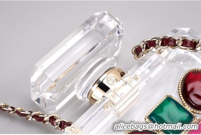 Best Quality Chanel Acrylic Clear Bottle Evening Bag AS2269 2025