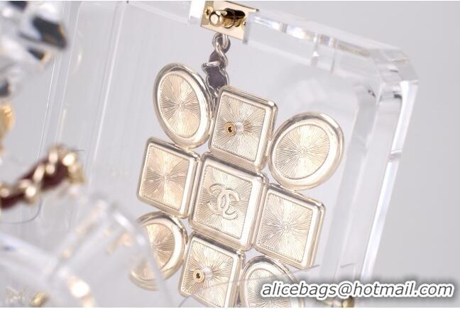 Best Quality Chanel Acrylic Clear Bottle Evening Bag AS2269 2025