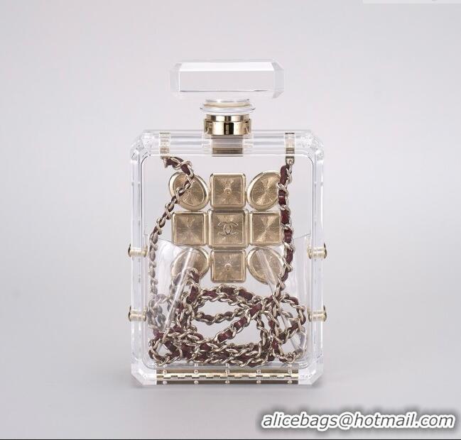 Best Quality Chanel Acrylic Clear Bottle Evening Bag AS2269 2025