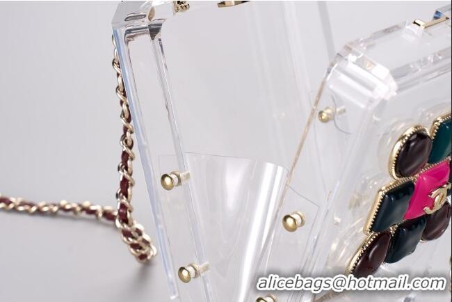 Best Quality Chanel Acrylic Clear Bottle Evening Bag AS2269 2025