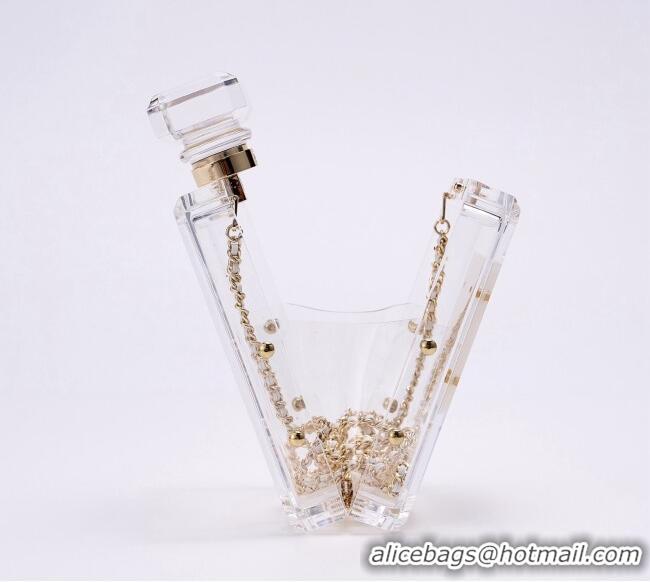 Best Quality Chanel Acrylic Clear Bottle Evening Bag AS2269 2025