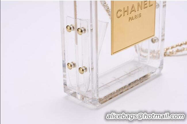 Best Quality Chanel Acrylic Clear Bottle Evening Bag AS2269 2025