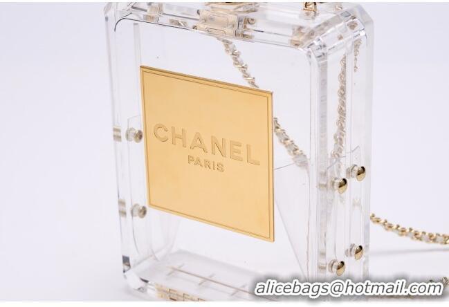 Best Quality Chanel Acrylic Clear Bottle Evening Bag AS2269 2025
