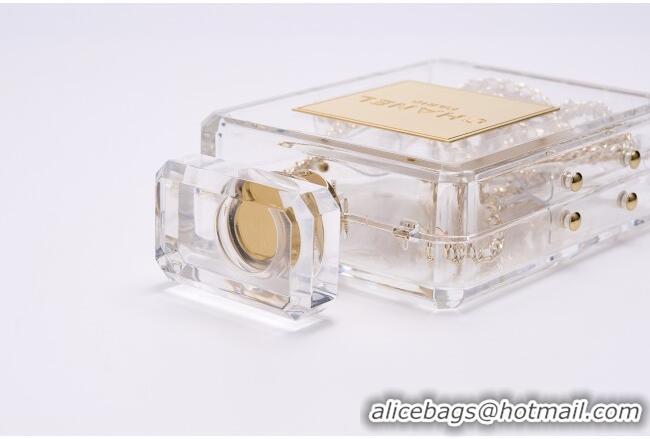 Best Quality Chanel Acrylic Clear Bottle Evening Bag AS2269 2025