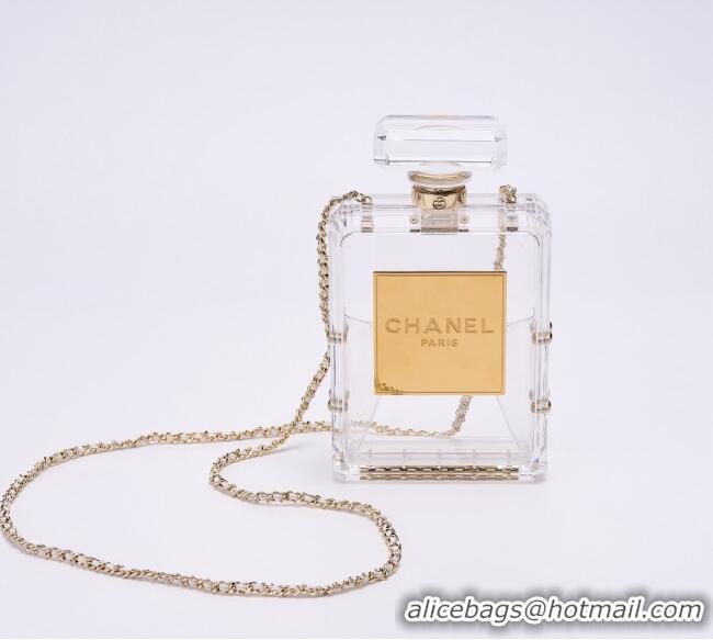 Best Quality Chanel Acrylic Clear Bottle Evening Bag AS2269 2025