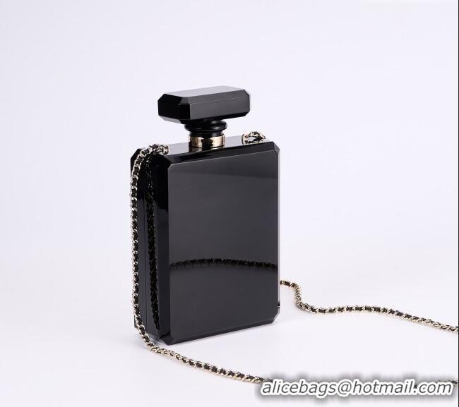 Reasonable Price Chanel Acrylic Bottle Evening Bag AS2269 Black 2025
