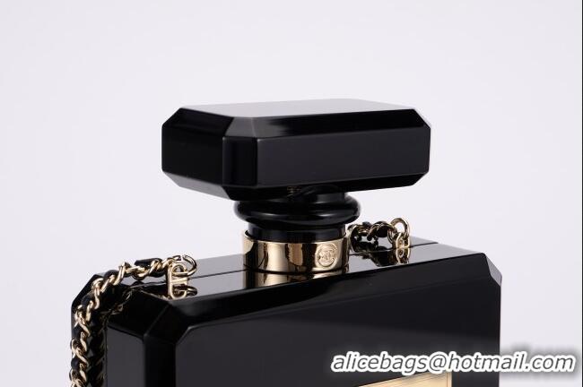 Reasonable Price Chanel Acrylic Bottle Evening Bag AS2269 Black 2025