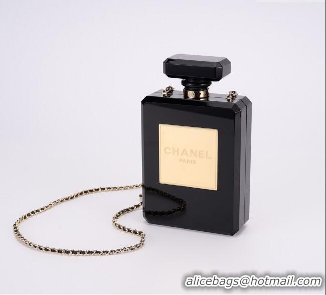 Reasonable Price Chanel Acrylic Bottle Evening Bag AS2269 Black 2025