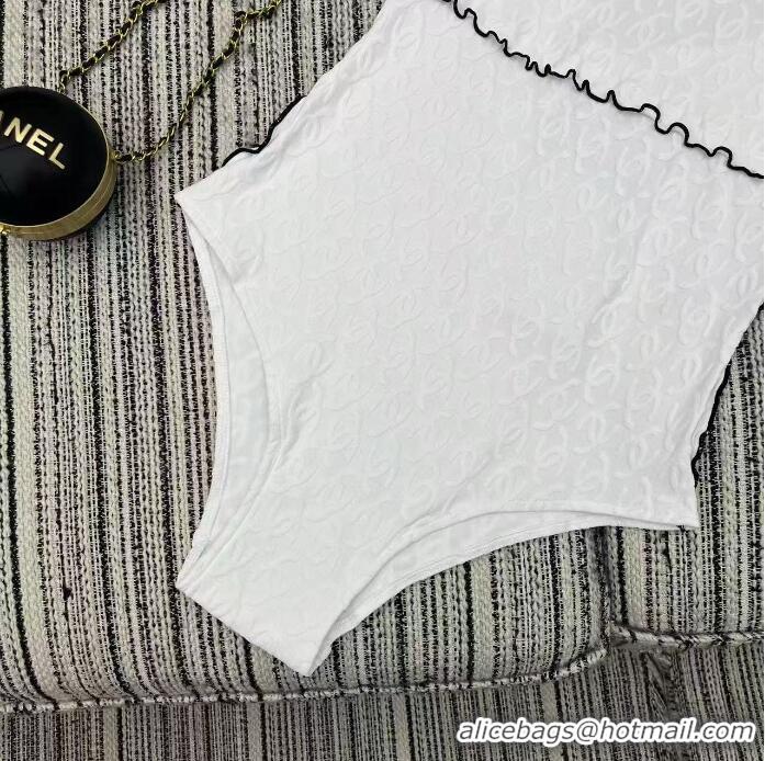 ​Promotional Chanel Swimwear With CC Logo CH3095 White/Black 2025