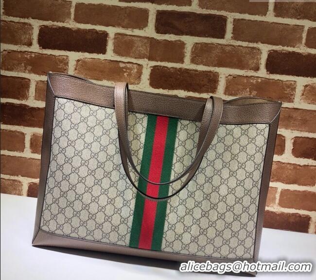 Best Price Gucci Ophidia Soft GG Supreme Canvas Medium Tote Bag ‎547947 Beige 2024
