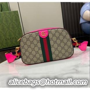 Top Design Gucci Ophidia GG Small Crossbody Bag 752591 Fuchsia 2024