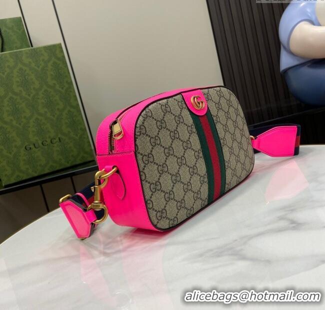 Top Design Gucci Ophidia GG Small Crossbody Bag 752591 Fuchsia 2024