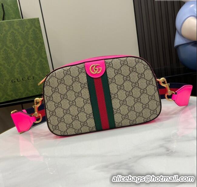 Top Design Gucci Ophidia GG Small Crossbody Bag 752591 Fuchsia 2024