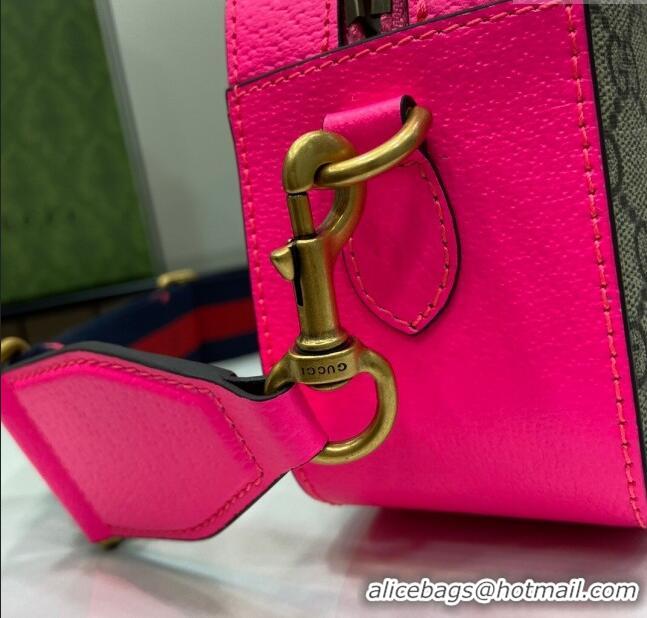 Top Design Gucci Ophidia GG Small Crossbody Bag 752591 Fuchsia 2024