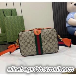 Best Quality Gucci Ophidia GG Small Crossbody Bag 752591 Orange 2024