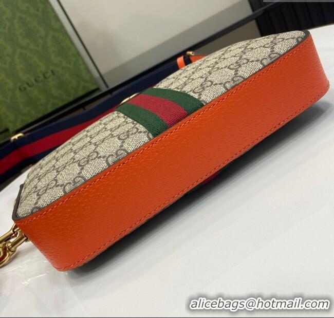 Best Quality Gucci Ophidia GG Small Crossbody Bag 752591 Orange 2024