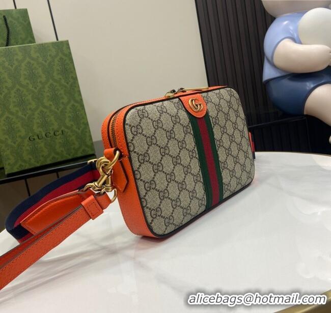 Best Quality Gucci Ophidia GG Small Crossbody Bag 752591 Orange 2024