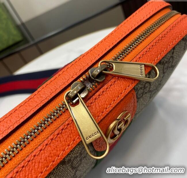 Best Quality Gucci Ophidia GG Small Crossbody Bag 752591 Orange 2024
