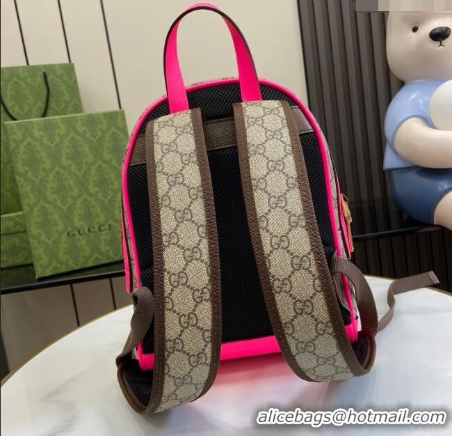 New Style Gucci Ophidia GG Small Backpack 547965 Fuchsia 2024