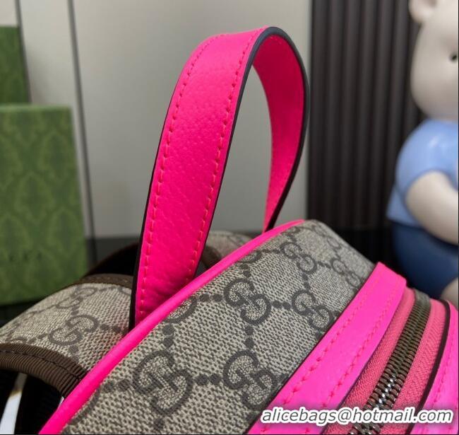 New Style Gucci Ophidia GG Small Backpack 547965 Fuchsia 2024