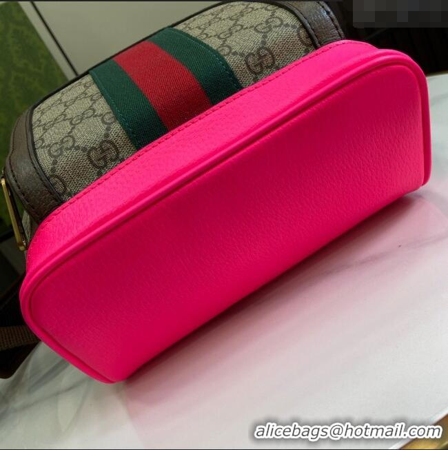 New Style Gucci Ophidia GG Small Backpack 547965 Fuchsia 2024