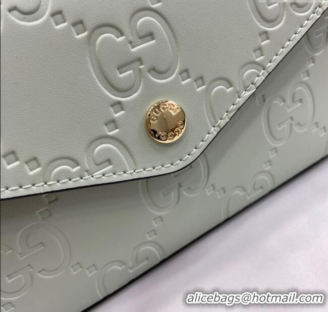 Top Quality Gucci GG Leather Super Mini Shoulder Bag 772794 Green/Black 2024